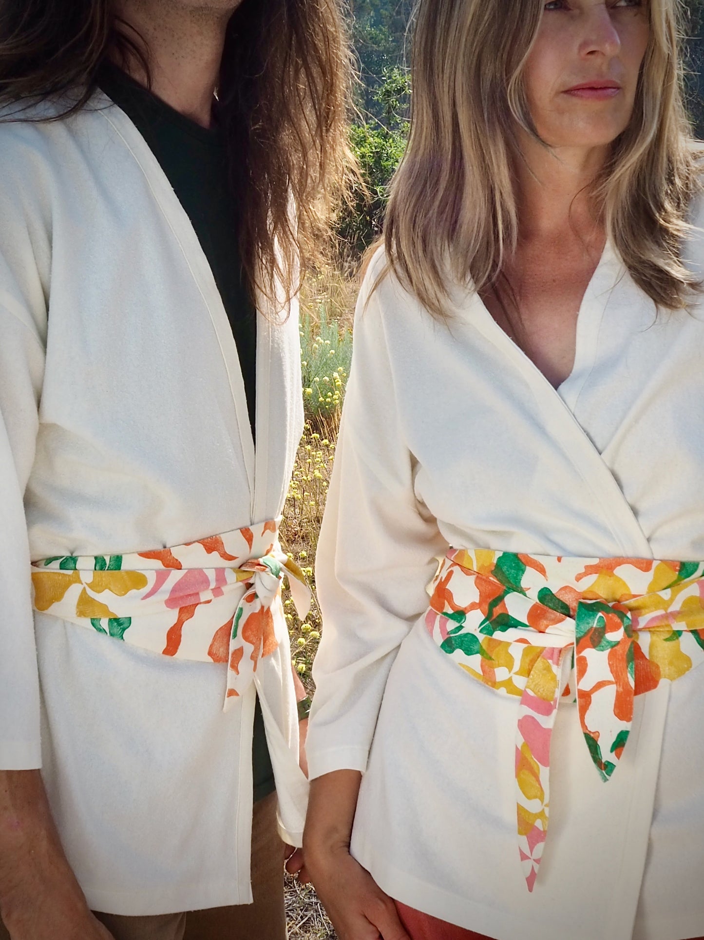 Block Print Silk Kimono