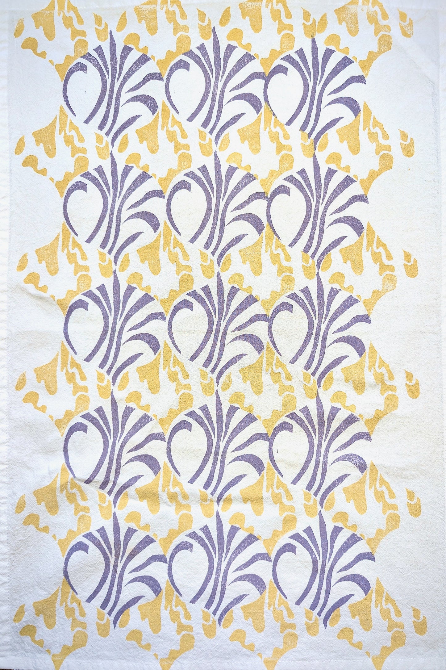 Block Printed Tea Towel
