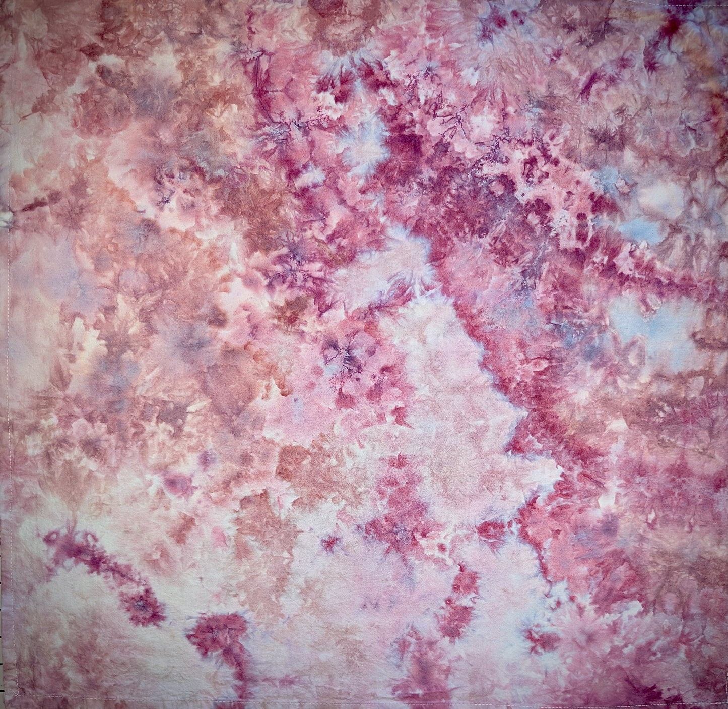 Snow dyed tea towel