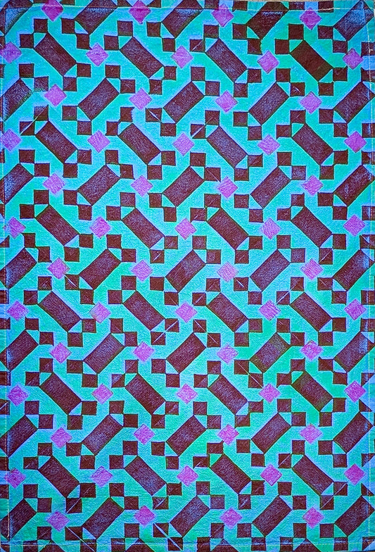 Block Printed Tea Towel