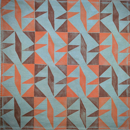 Block Printed Tea Towel